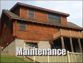  Whittier, North Carolina Log Home Maintenance